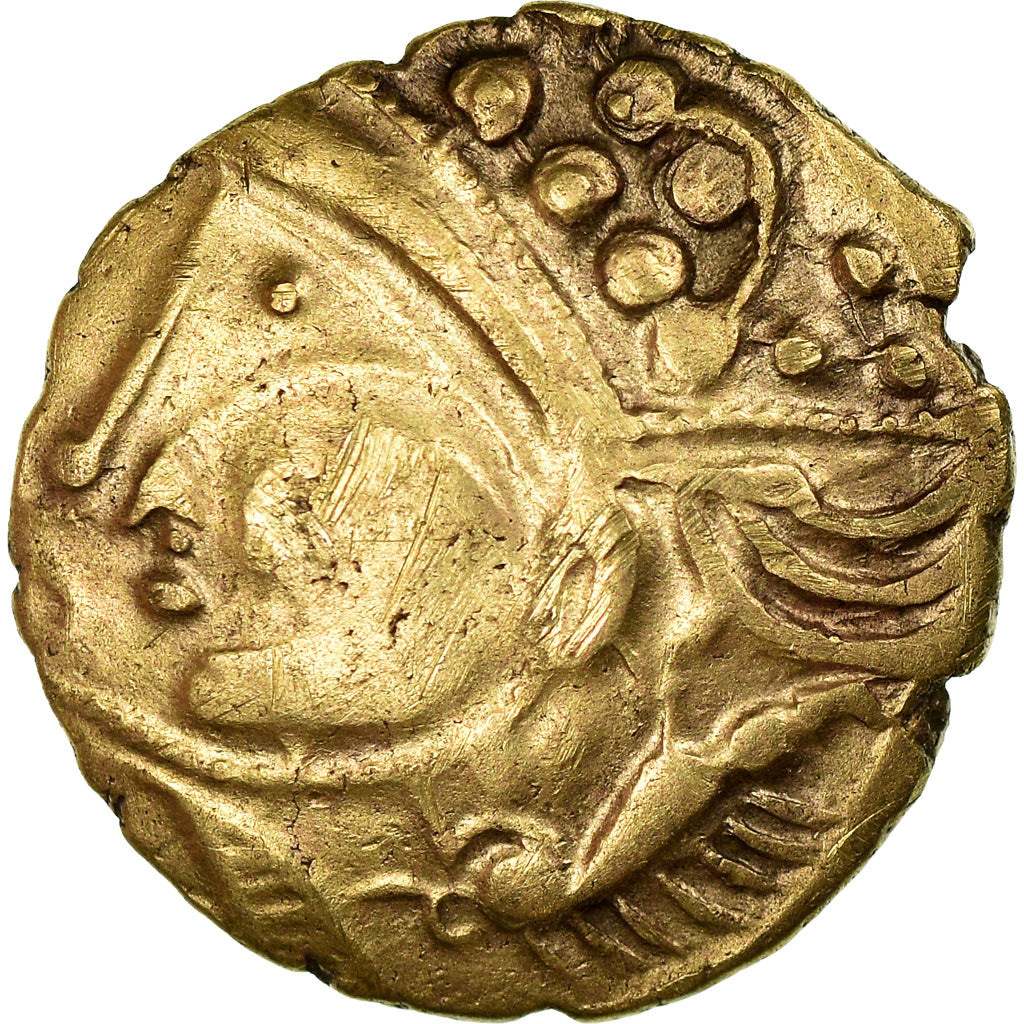 Münze, Aulerci Eburovices, Hemistater, SS+, Electrum, Delestrée:2401