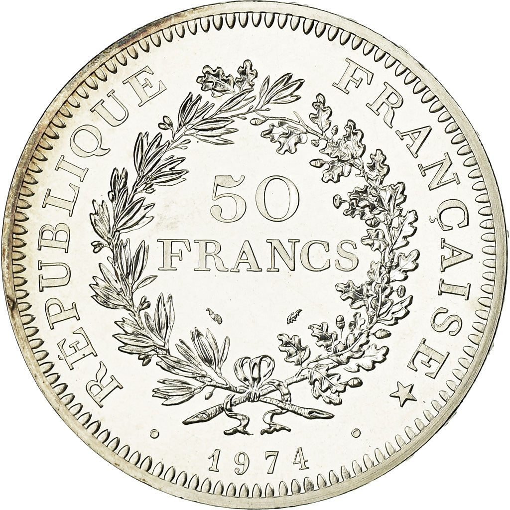 Coin, France, 50 Francs, 1974, Paris, ESSAI, MS(63), Silver, KM:E117