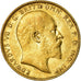Coin, Australia, Edward VII, Sovereign, 1907, Melbourne, EF(40-45), Gold, KM:15