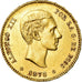 Coin, Spain, Alfonso XII, 25 Pesetas, 1878, Madrid, AU(55-58), Gold, KM:673