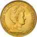 Coin, Netherlands, Wilhelmina I, 10 Gulden, 1917, AU(55-58), Gold, KM:149