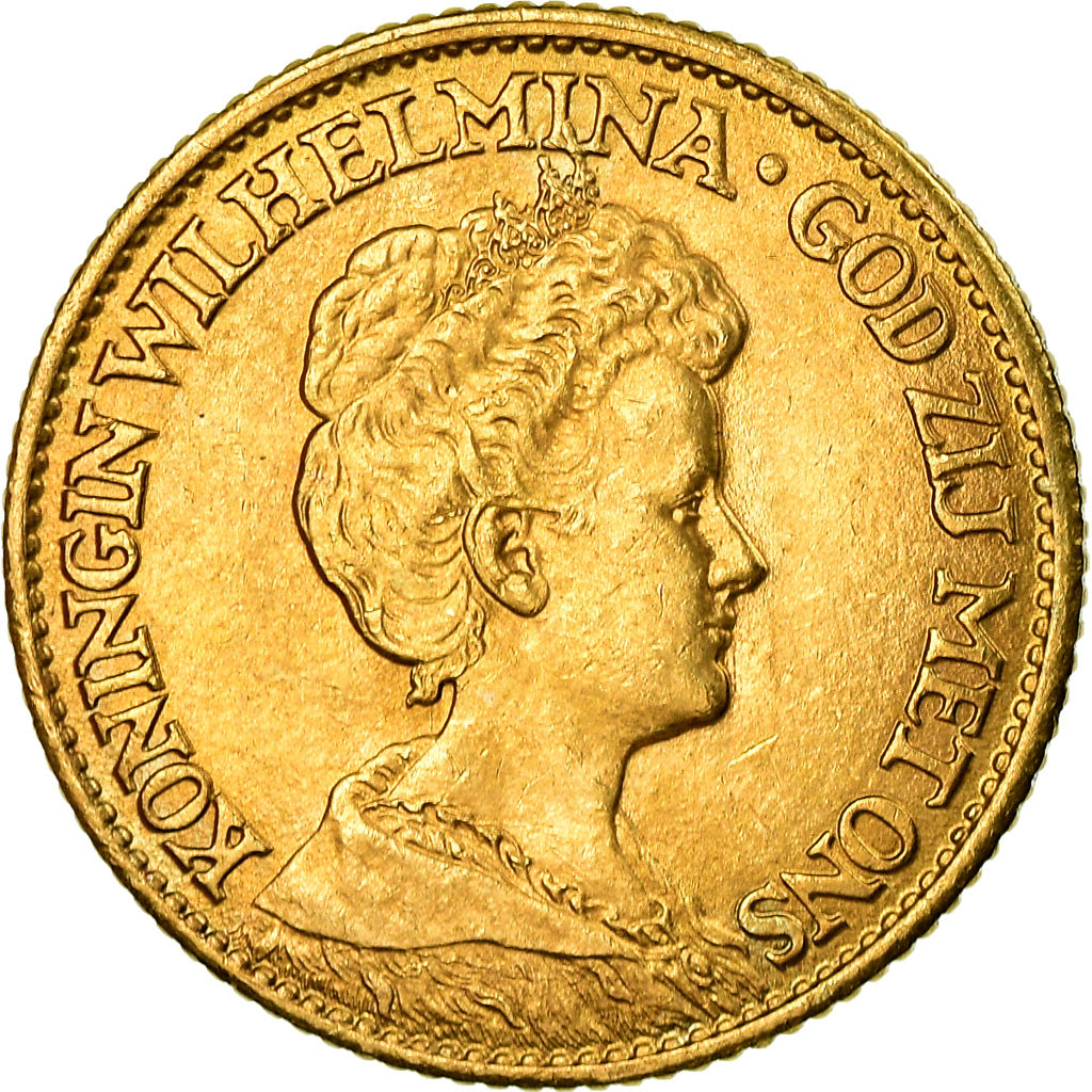 Monnaie, Pays-Bas, Wilhelmina I, 10 Gulden, 1913, Utrecht, SUP+, Or, KM:149