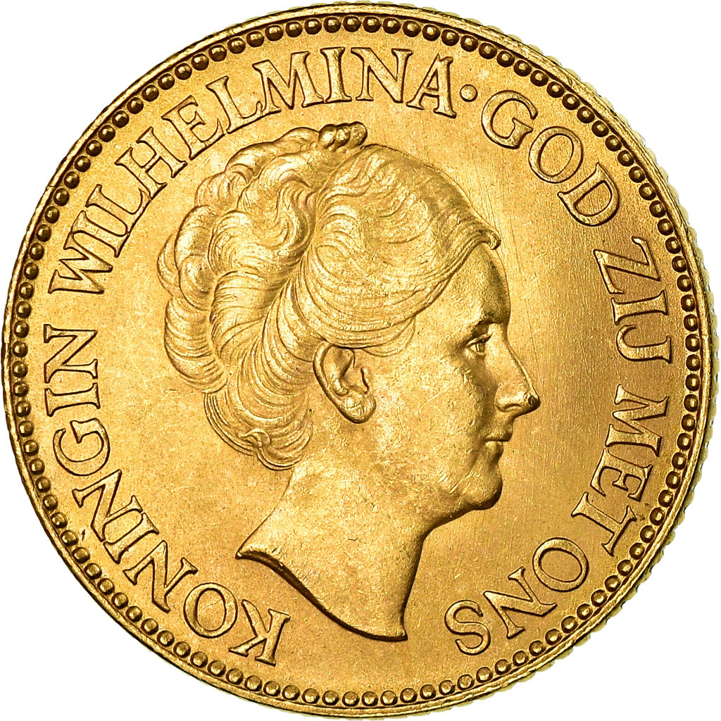 Monnaie, Pays-Bas, Wilhelmina I, 10 Gulden, 1932, SUP+, Or, KM:162