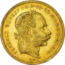 Coin, Hungary, Franz Joseph I, 8 Forint 20 Francs, 1874, Kremnitz, MS(60-62)