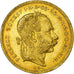 Coin, Hungary, Franz Joseph I, 8 Forint 20 Francs, 1874, Kremnitz, MS(60-62)