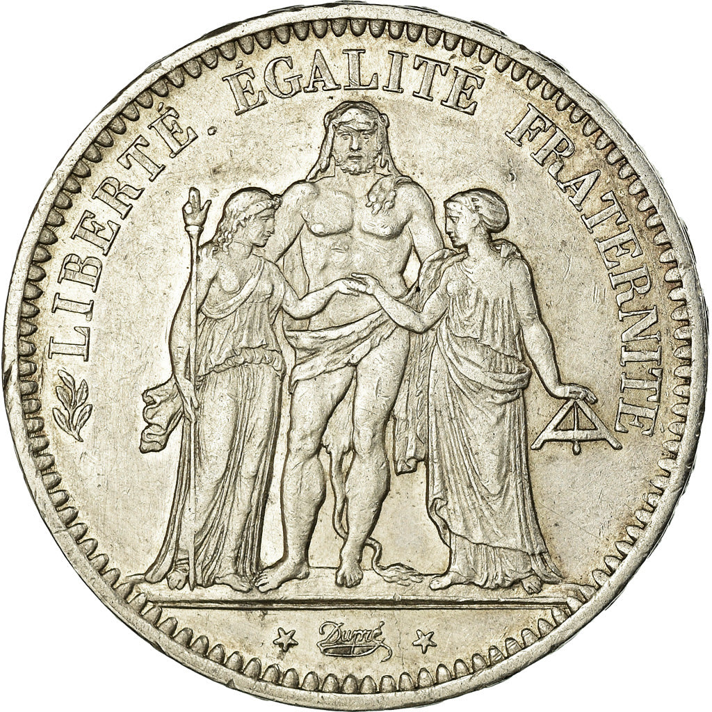 Coin, France, Hercule, 5 Francs, 1849, Paris, AU(50-53), Silver, KM:756.1