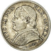 Münze, Italien Staaten, PAPAL STATES, Pius IX, Lira, 1867, Rome, S+, Silber