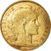 Moeda, França, Marianne, 10 Francs, 1901, Paris, VF(30-35), Dourado, KM:846