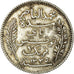 Coin, Tunisia, Muhammad al-Nasir Bey, Franc, 1917, Paris, AU(50-53), Silver