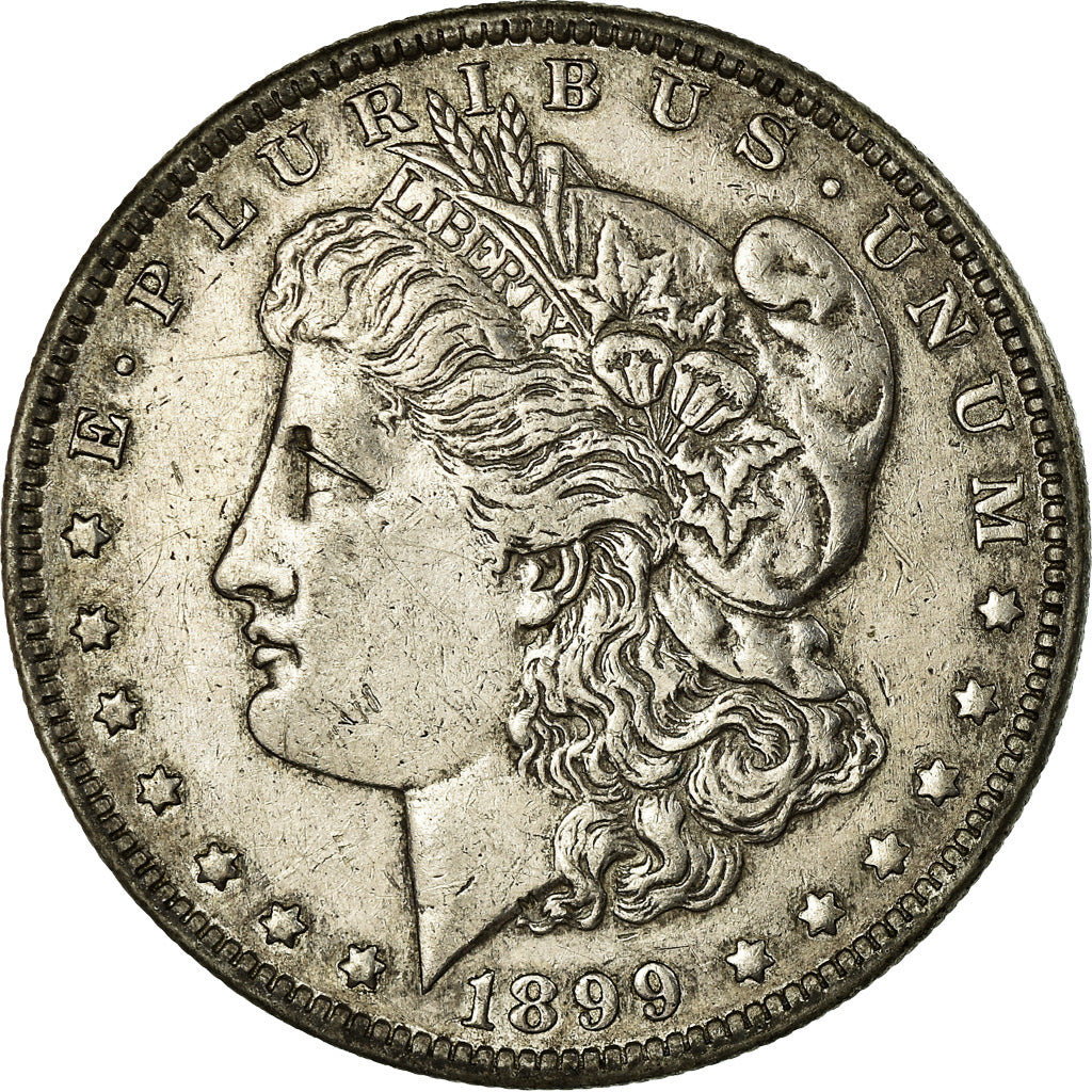 Coin, United States, Morgan Dollar, Dollar, 1899, U.S. Mint, New Orleans