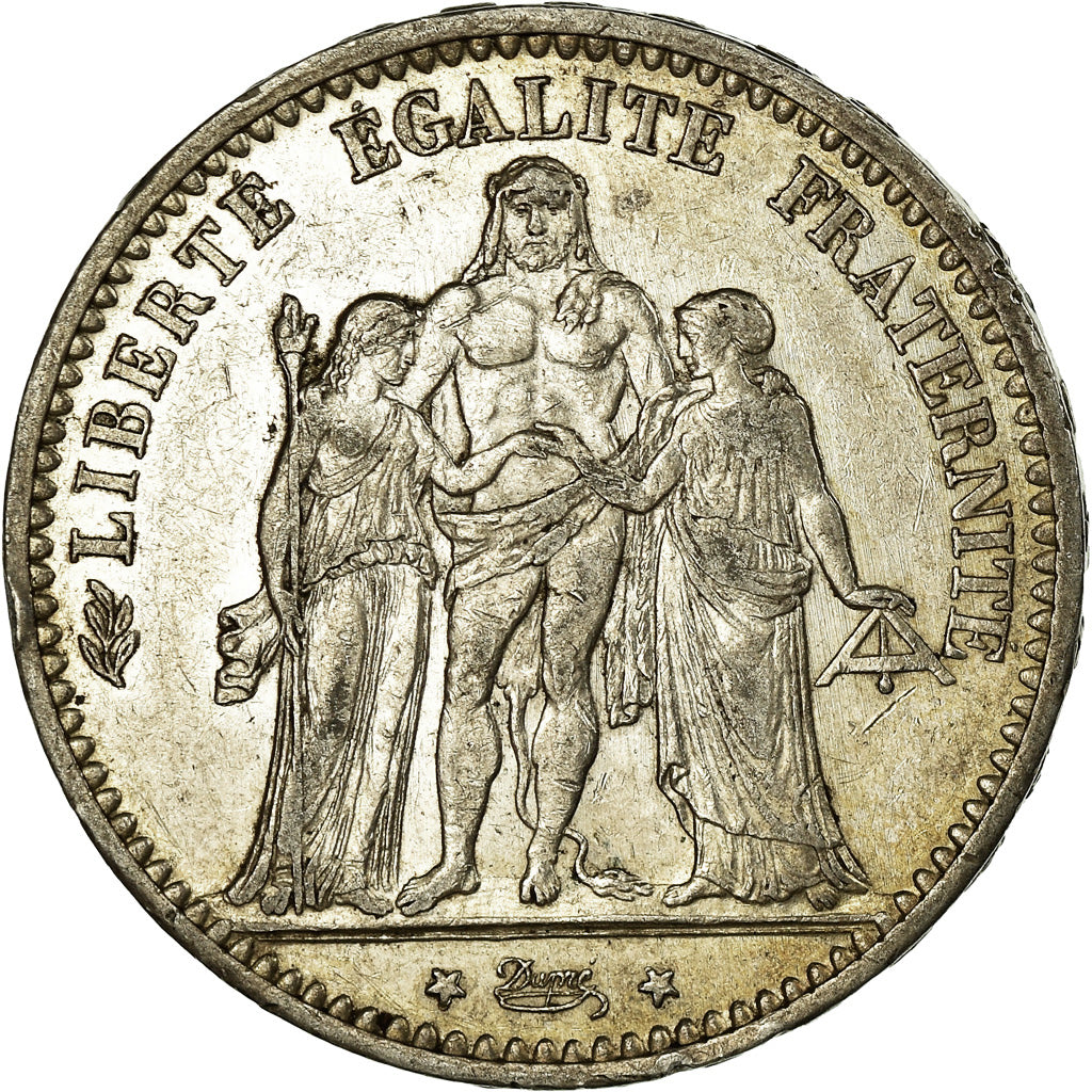 Münze, Frankreich, Hercule, 5 Francs, 1873, Paris, SS, Silber, KM:820.1