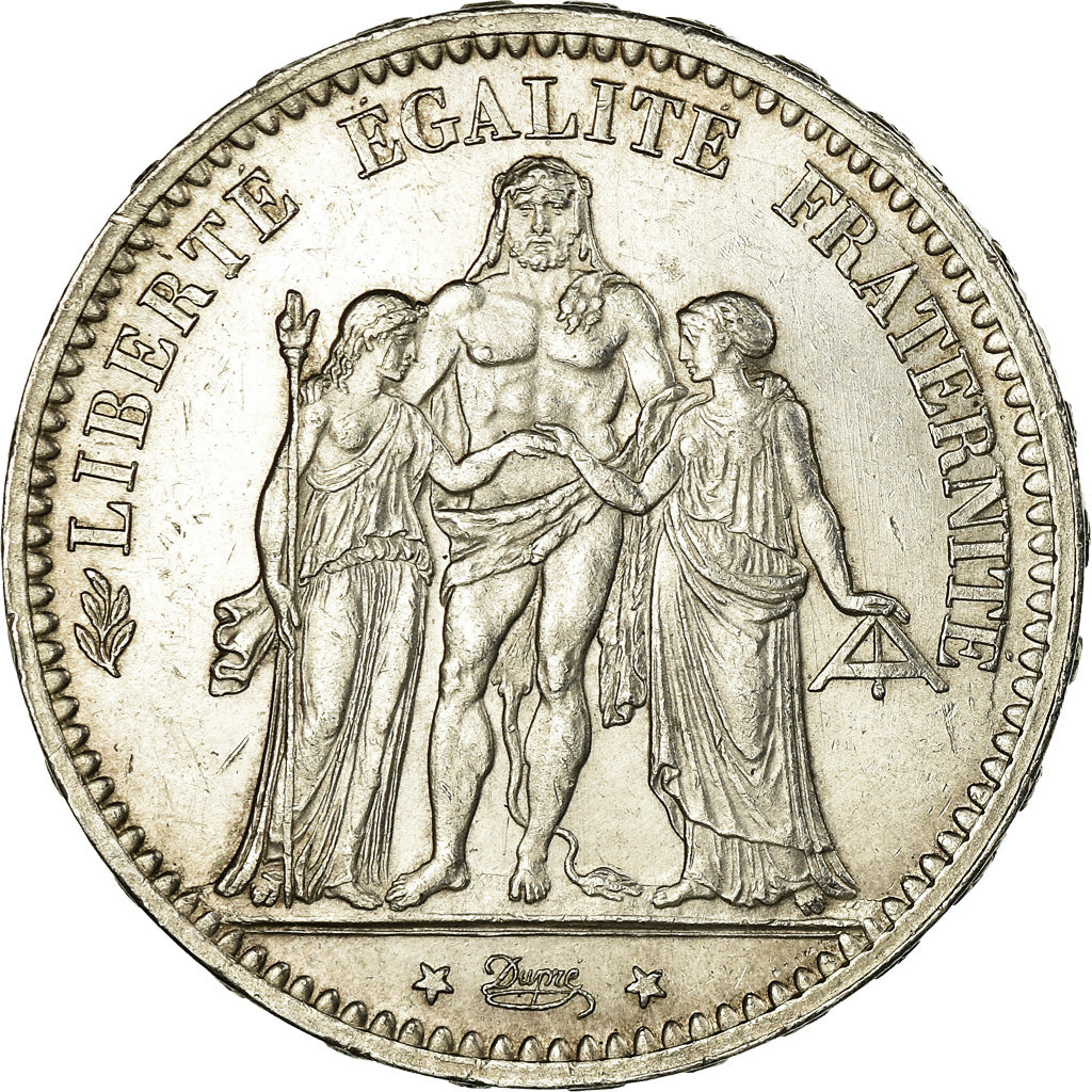 Coin, France, Hercule, 5 Francs, 1873, Paris, AU(50-53), Silver, KM:820.1
