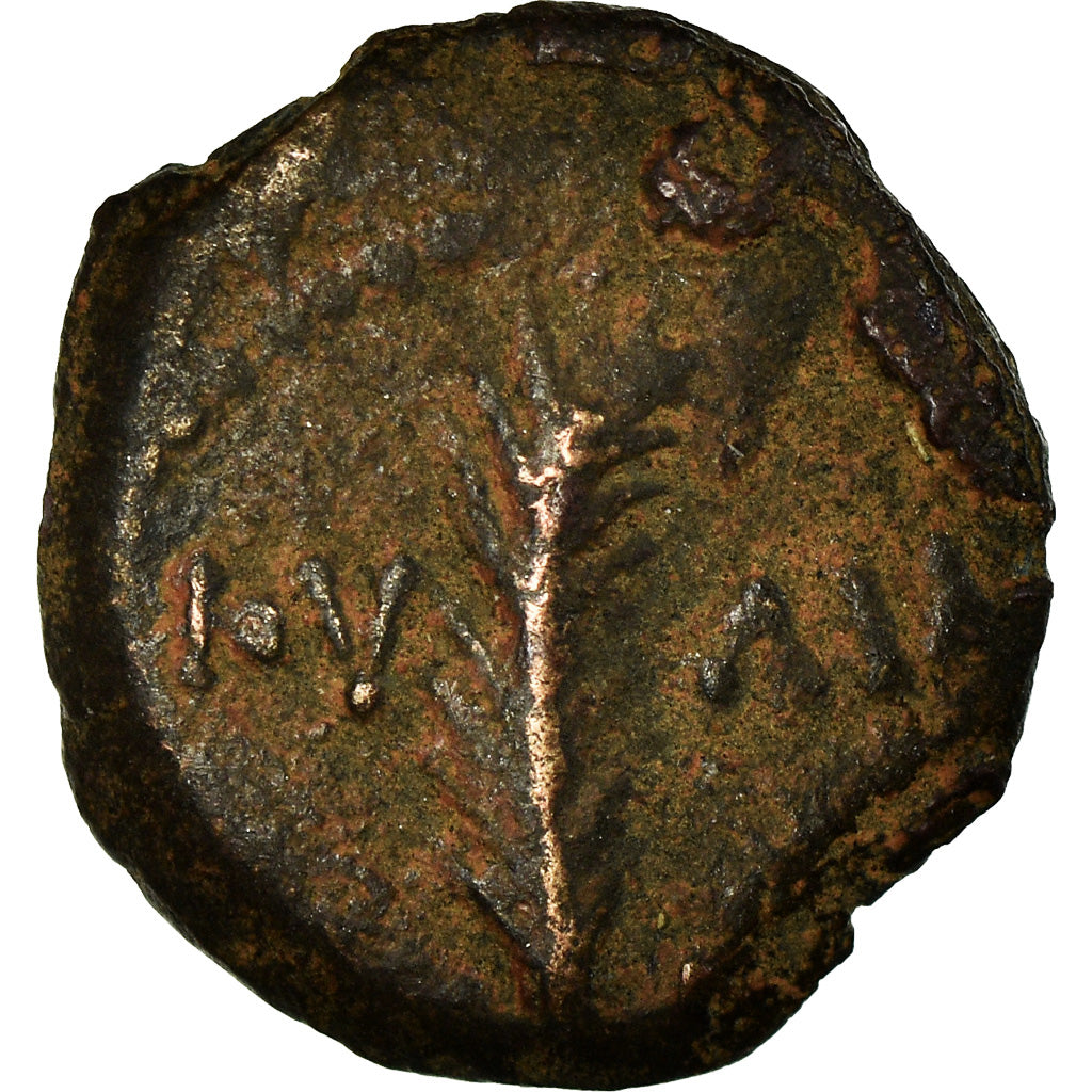 Coin, Judaea, Valerius Gratus, Prutah, 24 AD, Jerusalem, VF(30-35), Copper