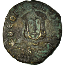 Coin, Theophilus, Follis, 829-842, Syracuse, EF(40-45), Copper, Sear:1681