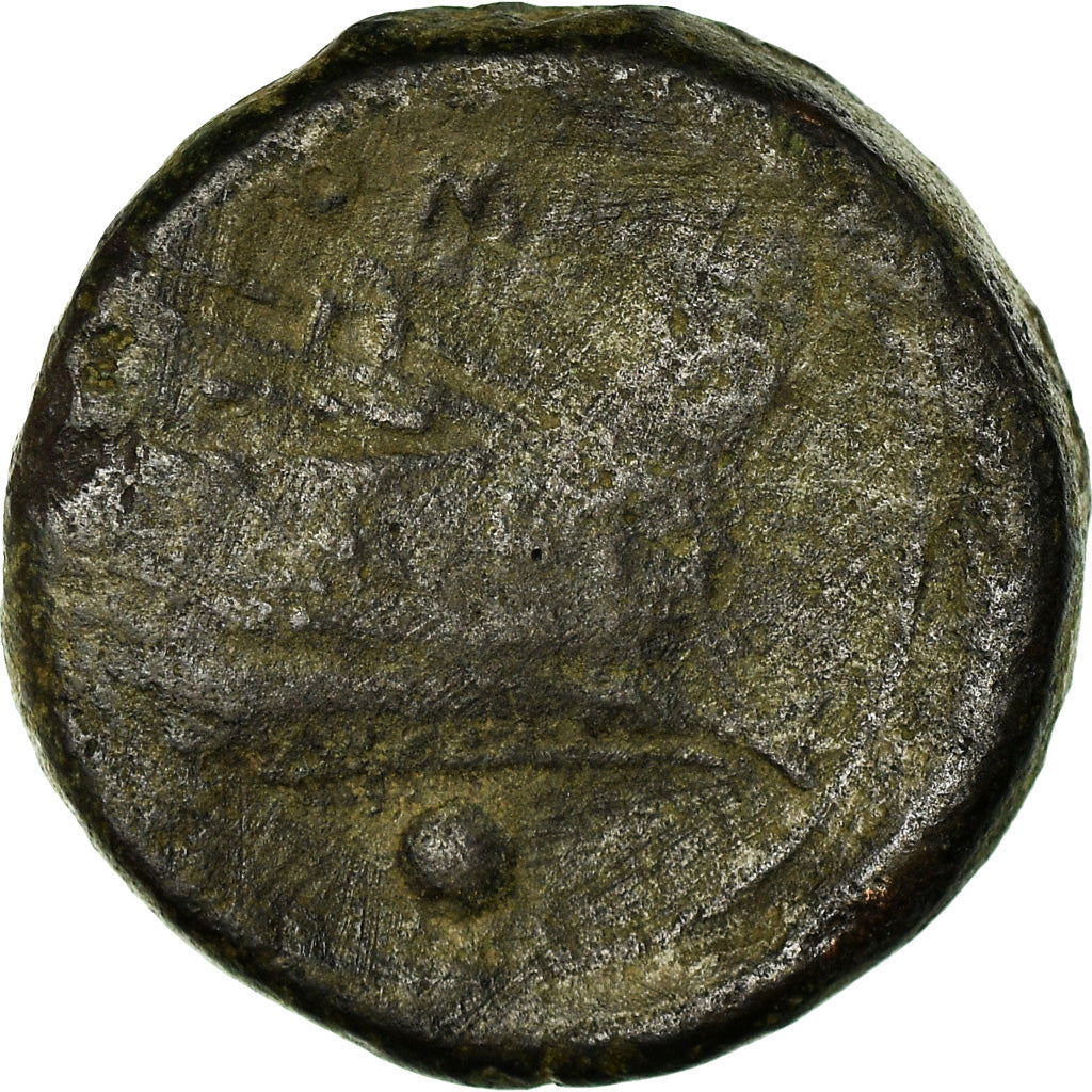 Moneta, Anonymous, Triens, 217-215 BC, Roma, MB, Bronzo, Crawford:38/6