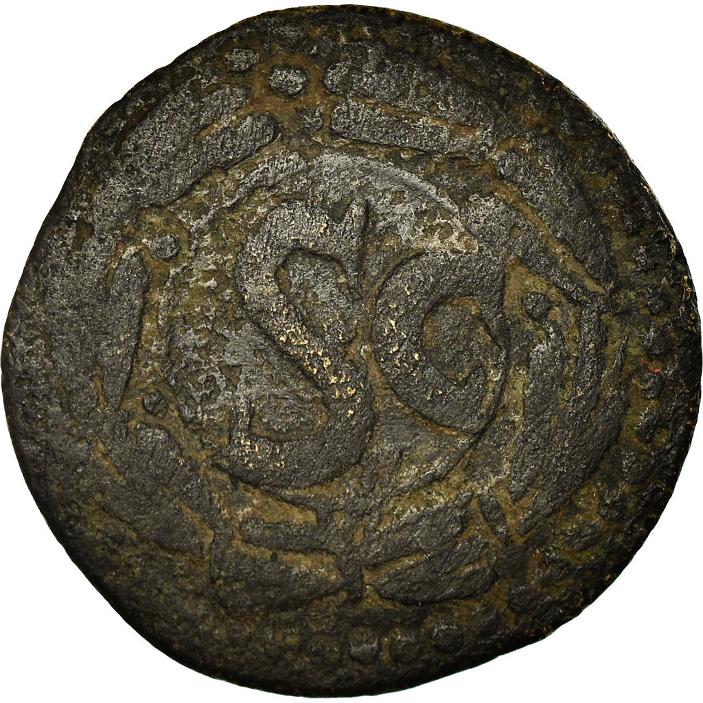 Coin, Seleucis and Pieria, Nero, Semis, 54-68, Antioch, VF(20-25), Bronze