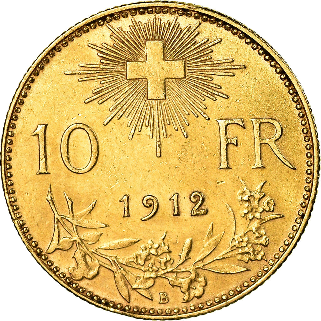Monnaie, Suisse, 10 Francs, 1912, Bern, SUP, Or, KM:36