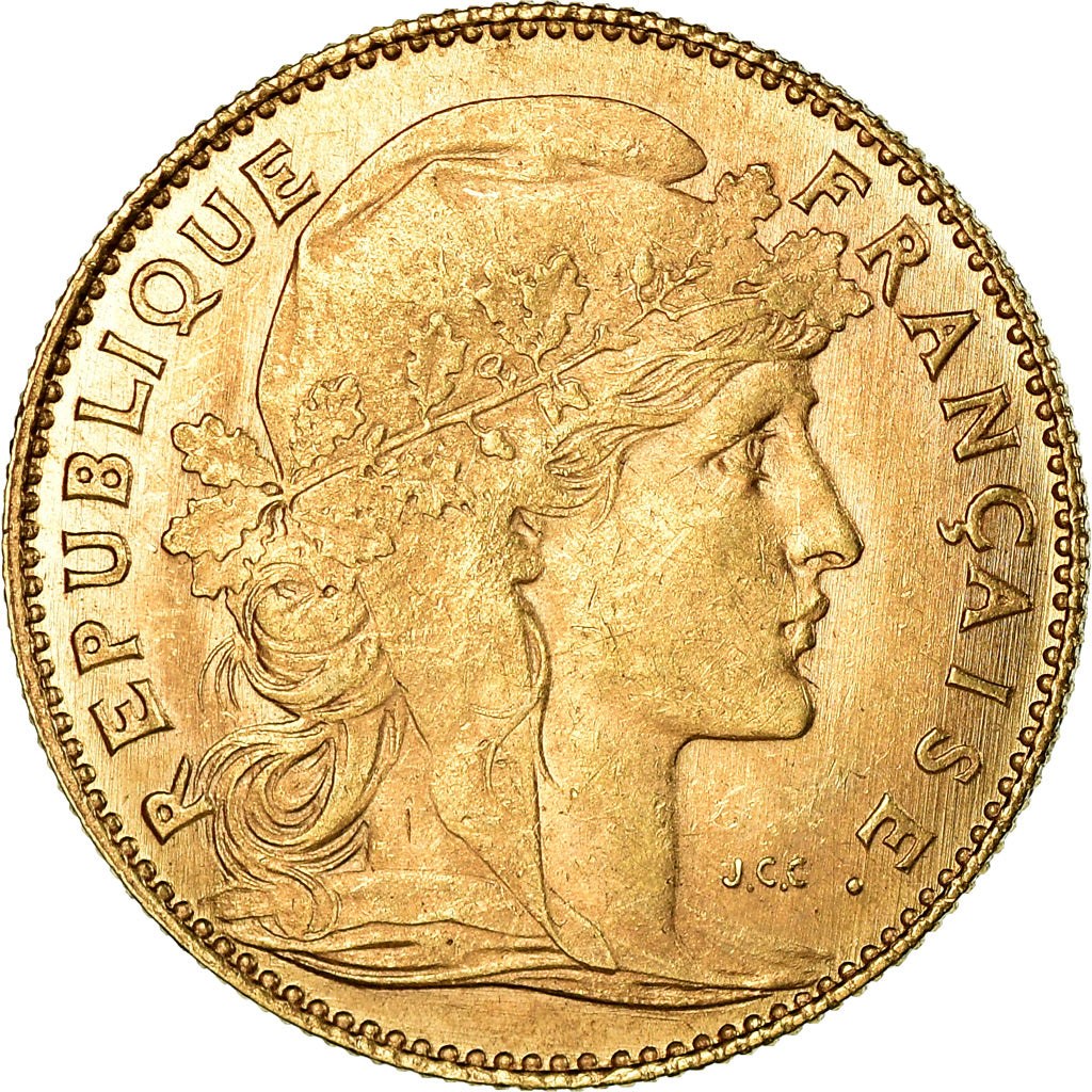 Monnaie, France, Marianne, 10 Francs, 1912, Paris, TTB, Or, Gadoury:1017, KM:846