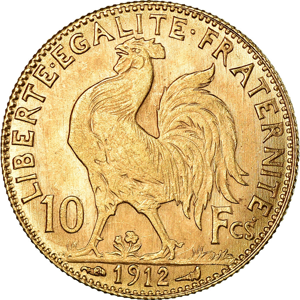 Monnaie, France, Marianne, 10 Francs, 1912, Paris, TTB, Or, Gadoury:1017, KM:846