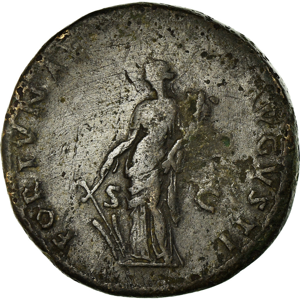 Moneta, Domitian, Dupondius, 90-91, Rome, VF(20-25), Bronze, RIC:705