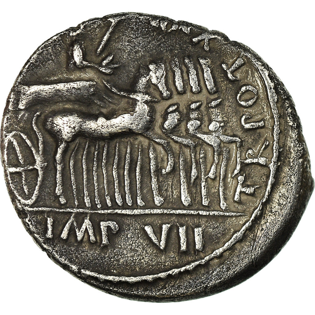 Coin, Tiberius, Denarius, 15-16 AD, Lyon - Lugdunum, EF(40-45), Silver, BMC:8