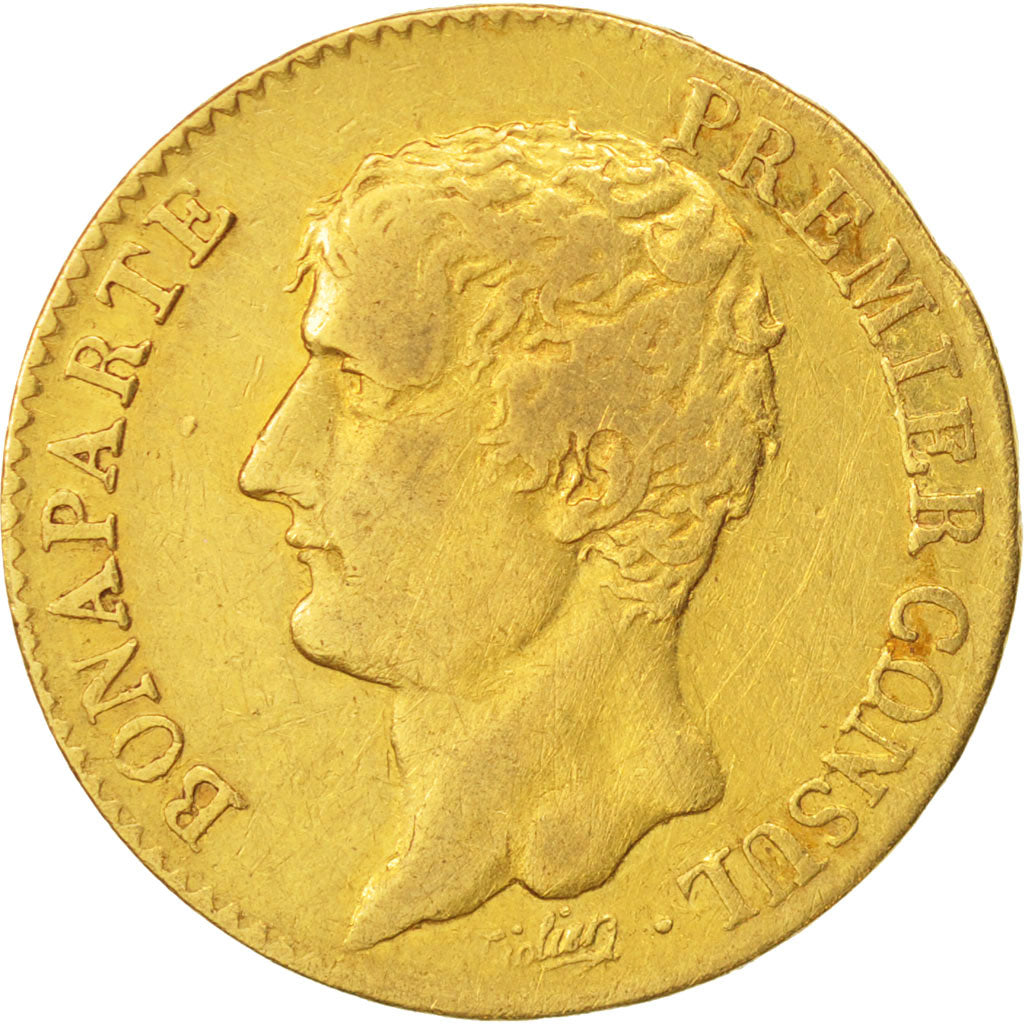 France, Napoléon I, 20 Francs, AN 12, Paris, Gold, KM:651, Gadoury:1020