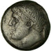 Moeda, Sicília, Hieron II, Bronze Æ, 230-218 BC, Syracuse, EF(40-45), Bronze