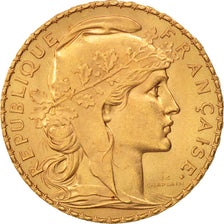 France, Marianne, 20 Francs, 1907, Or, KM:857, Gadoury:1064