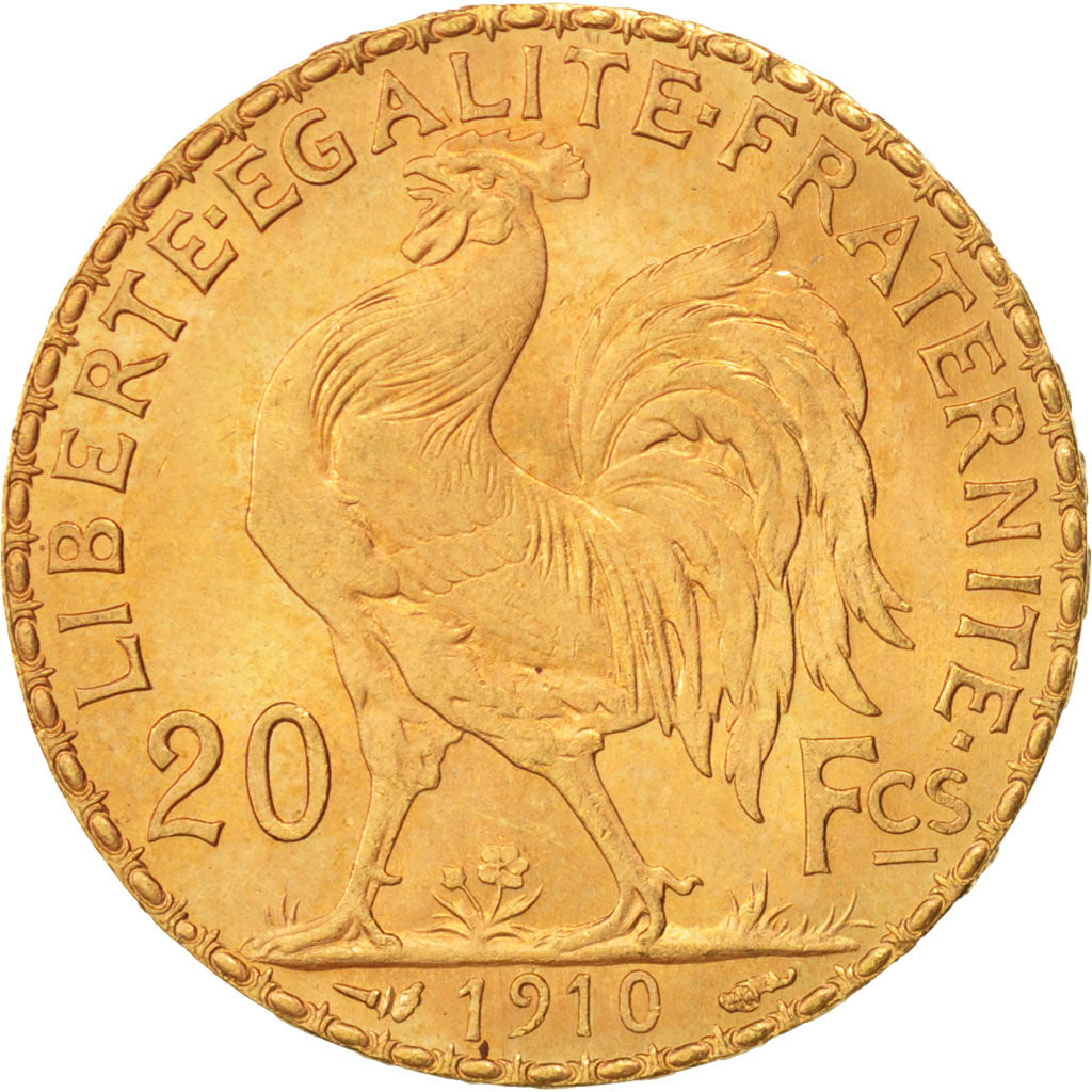 Monnaie, France, Marianne, 20 Francs, 1910, SPL, Or, KM:857, Gadoury:1064a