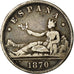 Coin, Spain, Provisional Government, 2 Pesetas, 1870 (73), Madrid, VF(30-35)