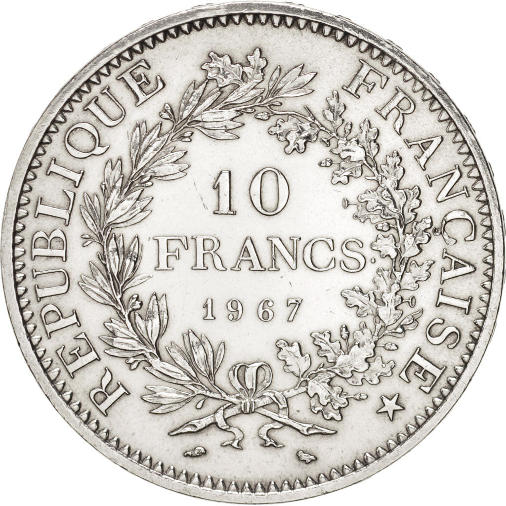 France, Hercule, 10 Francs, 1977, Paris, SPL, Argent, KM:932, Gadoury:813