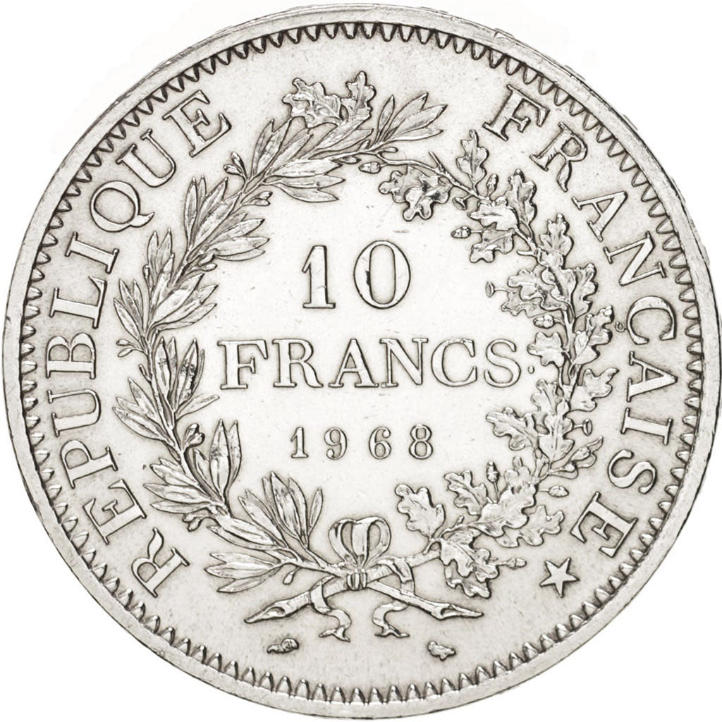 France, Hercule, 10 Francs, 1968, Paris, SPL, Argent, KM:932, Gadoury:813