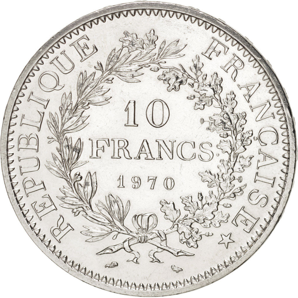 France, Hercule, 10 Francs, 1970, Paris, SPL, Argent, KM:932, Gadoury:813