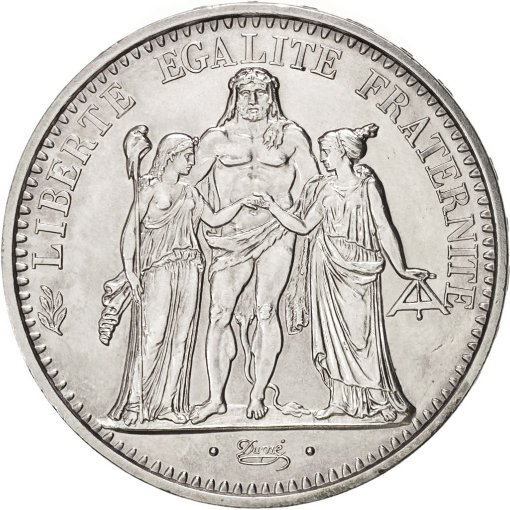 France, Hercule, 10 Francs, 1973, Paris, MS(63), Silver, KM:932, Gadoury:813
