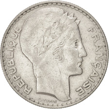 France, Turin, 20 Francs, 1929, Paris, VF(30-35), Silver, KM:879, Gadoury:852