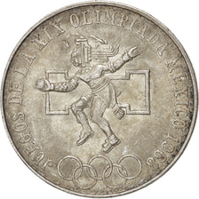 Moneta, Messico, 25 Pesos, 1968, Mexico City, BB+, Argento, KM:479.1