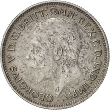Great Britain, George V, 6 Pence, 1931, AU(50-53), Silver, KM:832