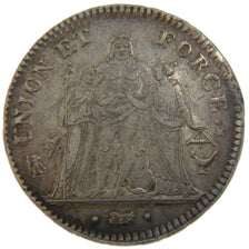 FRANCE, Union et Force, 5 Francs, Bordeaux, KM #639.5, EF(40-45), Silver,...