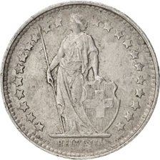 Coin, Switzerland, 1/2 Franc, 1914, Bern, AU(50-53), Silver, KM:23