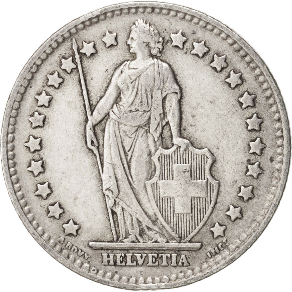 Moneta, Svizzera, Franc, 1937, Bern, BB, Argento, KM:24