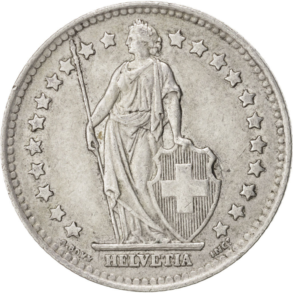 Switzerland, Franc, 1946, Bern, AU(55-58), Silver, KM:24