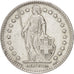 Coin, Switzerland, 2 Francs, 1940, Bern, AU(50-53), Silver, KM:21