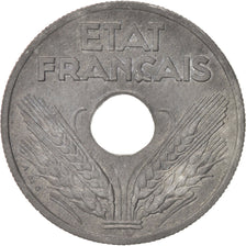 France, État français, 10 Centimes, 1942, AU(50-53), Zinc, KM:898.2, Gadoury:290