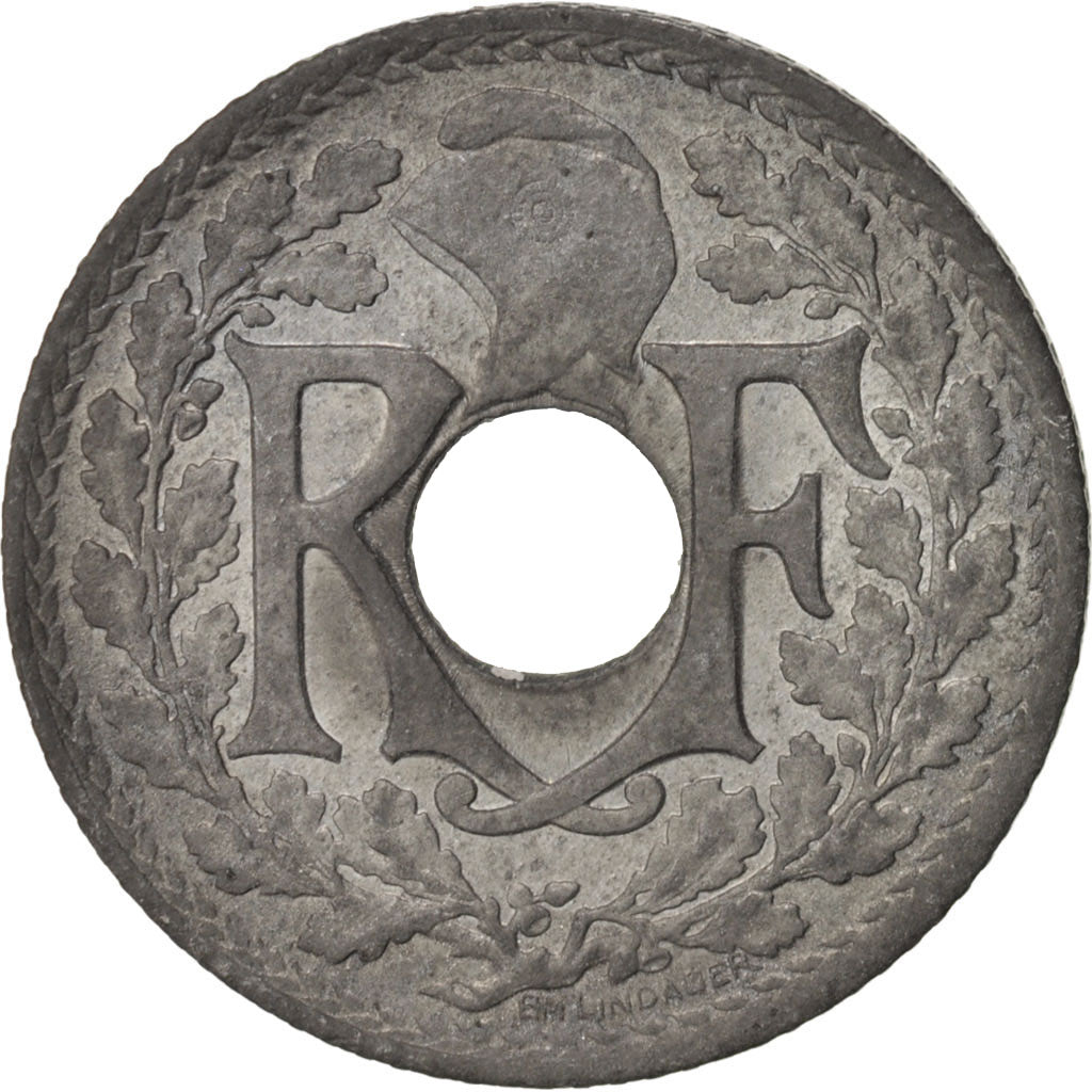 Munten, Frankrijk, Lindauer, 10 Centimes, 1941, PR, Zinc, KM:897, Gadoury:288c