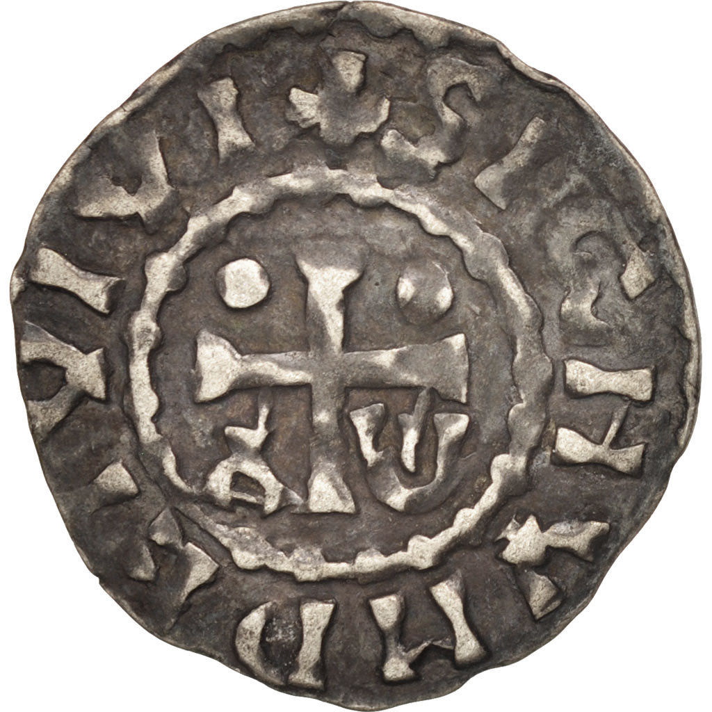 Frankreich, Comté du Maine, Herbert Ier, Denier, Le Mans, EF(40-45), Silver