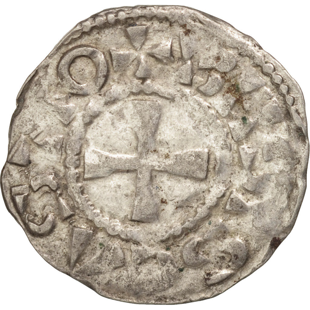 France, Denarius, Blois, Silver, EF(40-45), Boudeau:191, Poey d'Avant:1690var