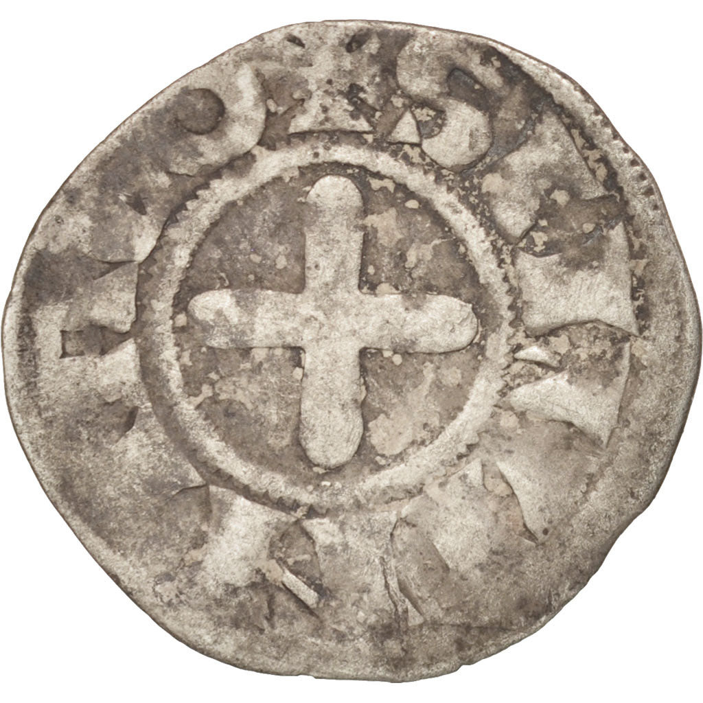 Coin, France, Denarius, Souvigny, VF(30-35), Silver, Boudeau:358