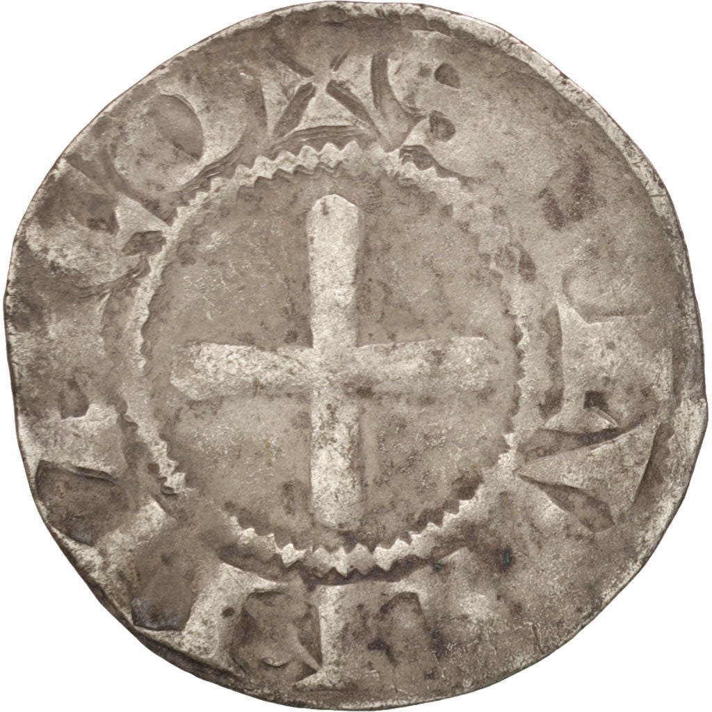 Coin, France, Denarius, Souvigny, VF(30-35), Silver, Boudeau:358