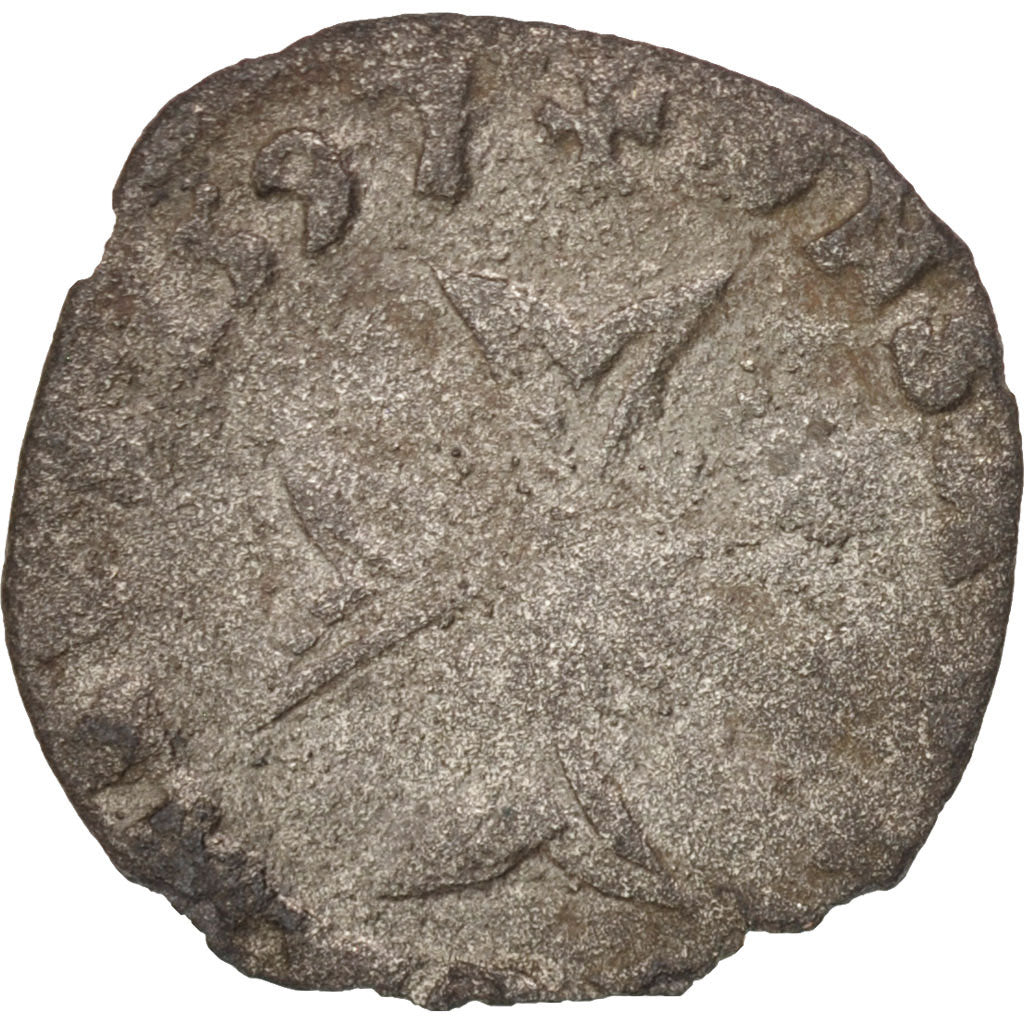 Coin, France, Liard, 1597, Trévoux, VF(20-25), Billon, Boudeau:1072