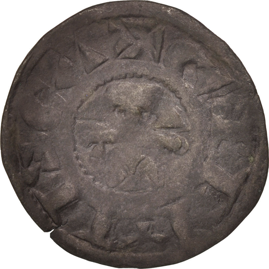 Coin, France, Denarius, VF(30-35), Silver, Boudeau:299